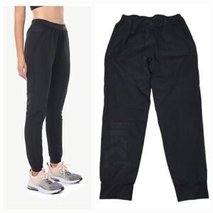 NEW Jaked Training Joggers with Logo Mesh Calf in Black/Green Size Medium